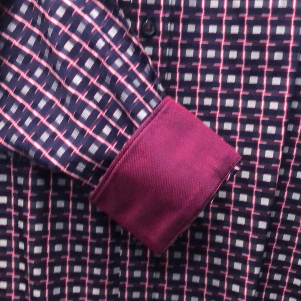 Men’s Bugatchi Uomo button down shirt size L